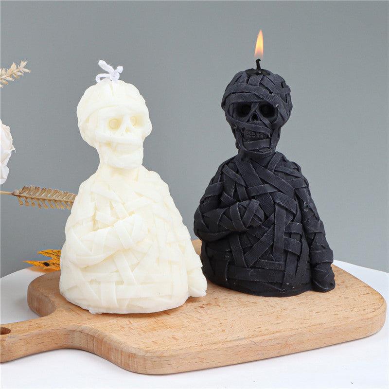 Zombie Skull Halloween Silicone Candle Mould Candles Moulds