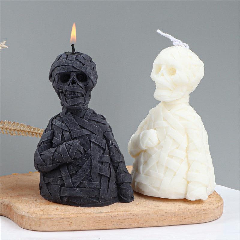 Zombie Skull Halloween Silicone Candle Mould Candles Moulds