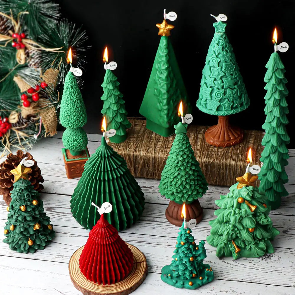 New Christmas Tree Candle Moulds