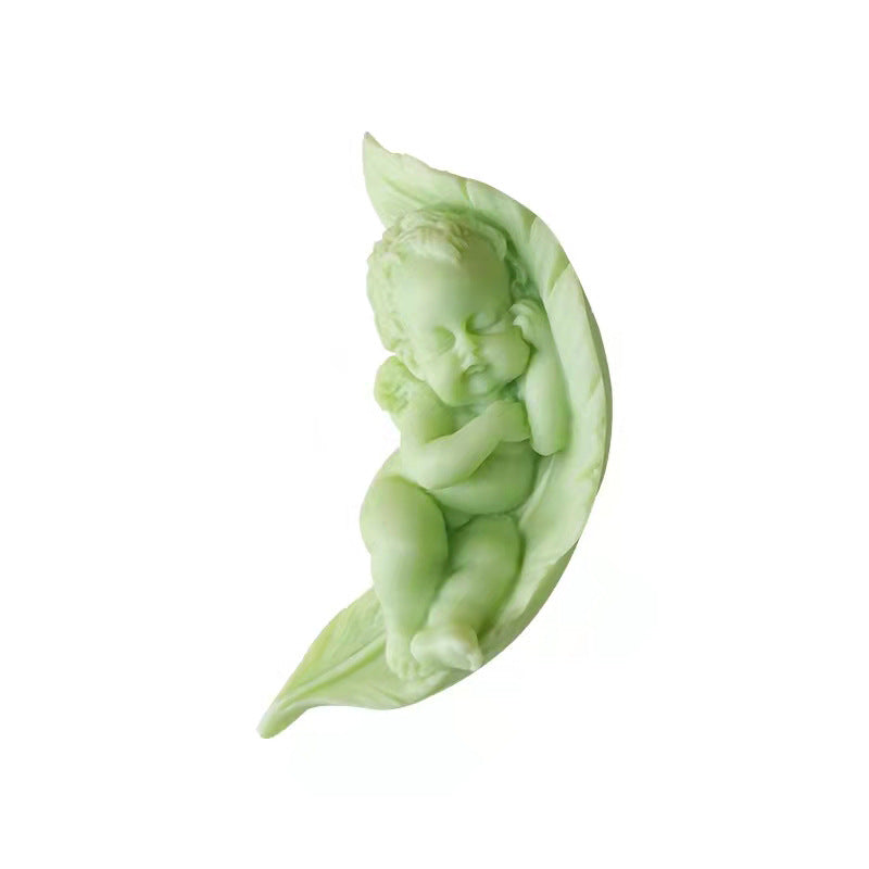 Sleeping Angel Baby Silicone Candle Mould