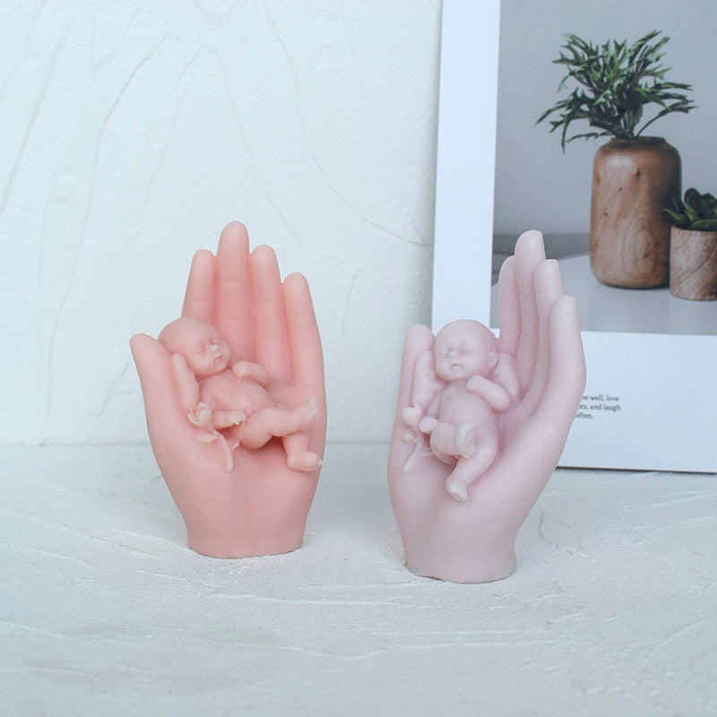 Newborn Candle Silicone Mould