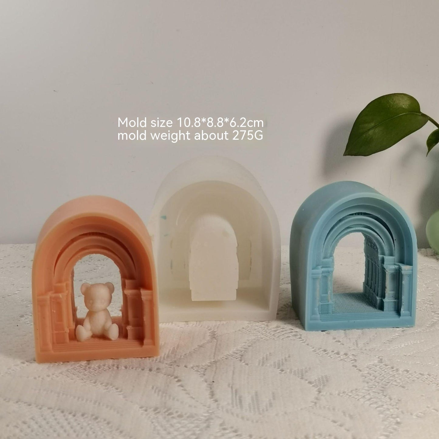 Ancient Castle Geometry-Arch Silicone Candle Mould