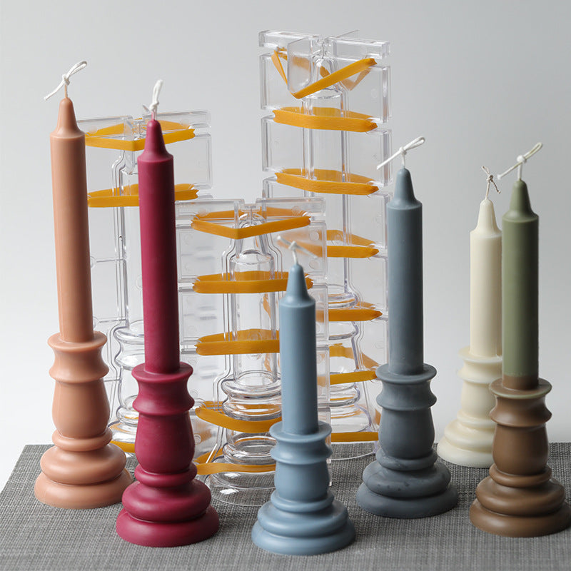 Candlestick-shaped Candle mould
