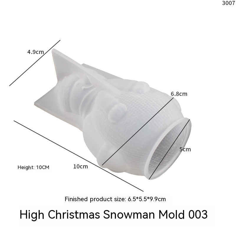 Christmas Ornament Silicone Candle Mould