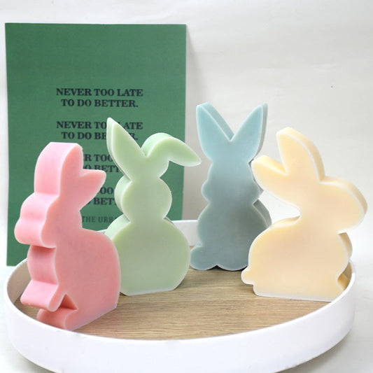 Cute Rabbit Aromatherapy Candle Silicone Mould