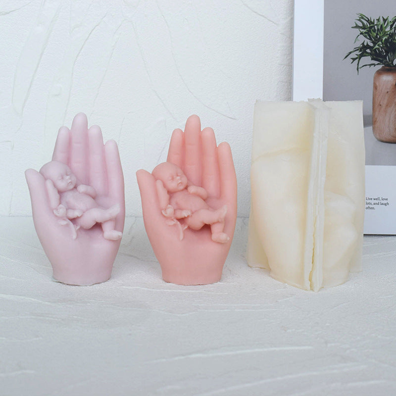 Newborn Candle Silicone Mould