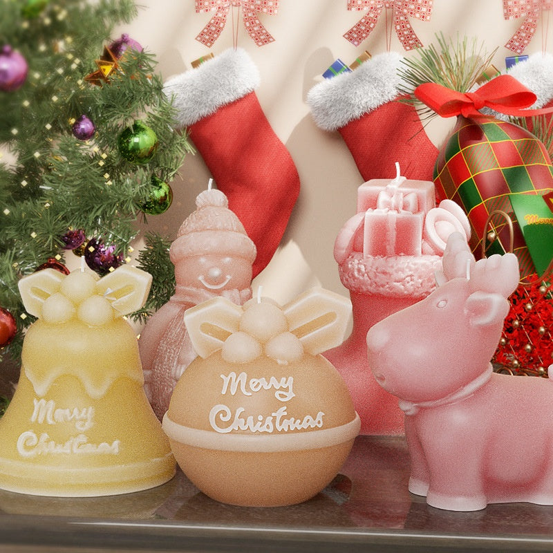 Christmas Ornament Silicone Candle Mould