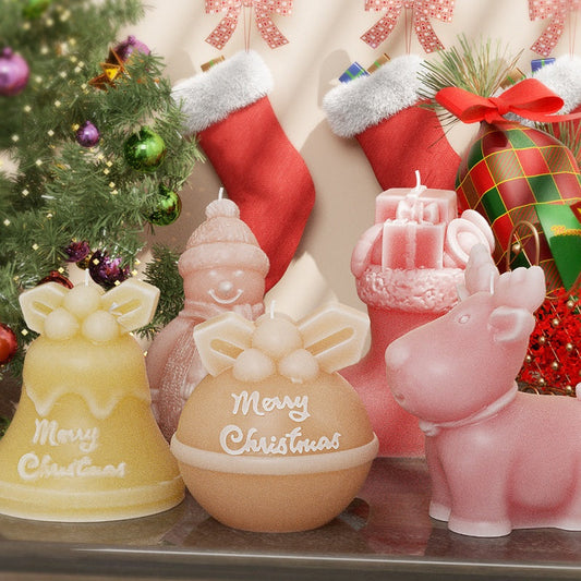 Christmas Ornament Silicone Candle Mould