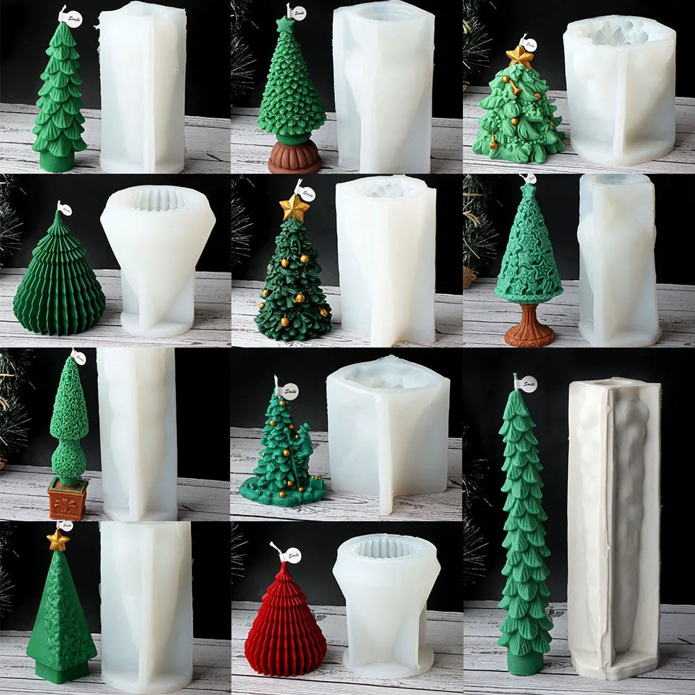 New Christmas Tree Candle Moulds
