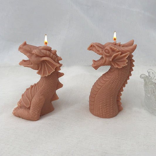 3D Dragon Silicone Candle Mould