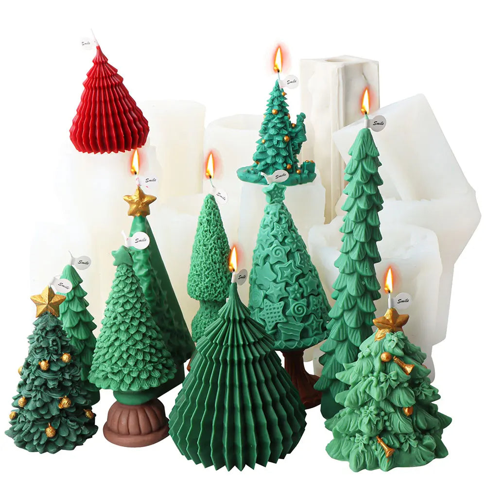 New Christmas Tree Candle Moulds