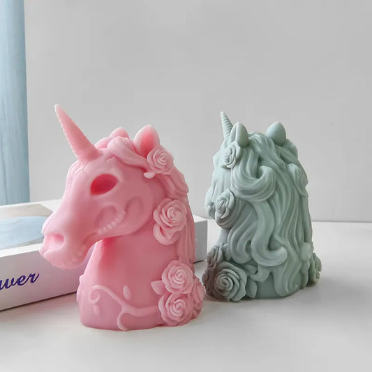 Unicorn Silicone Candle Mould