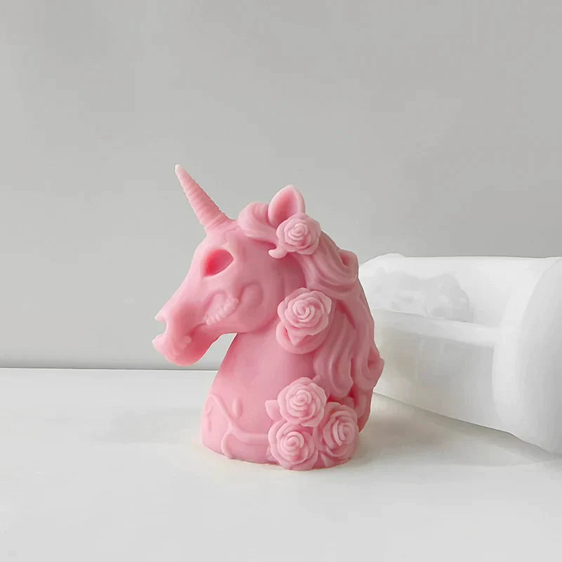 Unicorn Silicone Candle Mould