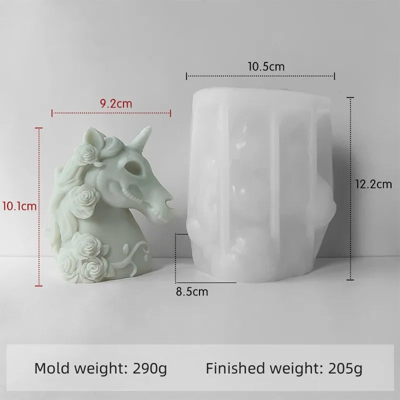 Unicorn Silicone Candle Mould