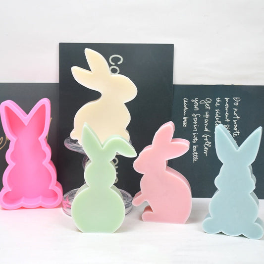 Cute Rabbit Aromatherapy Candle Silicone Mould