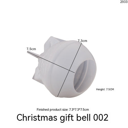 Christmas Ornament Silicone Candle Mould