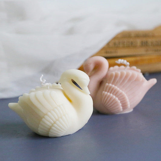 Big Swan Silicone Candle Mould  High-Quality Candle Making Supplies
