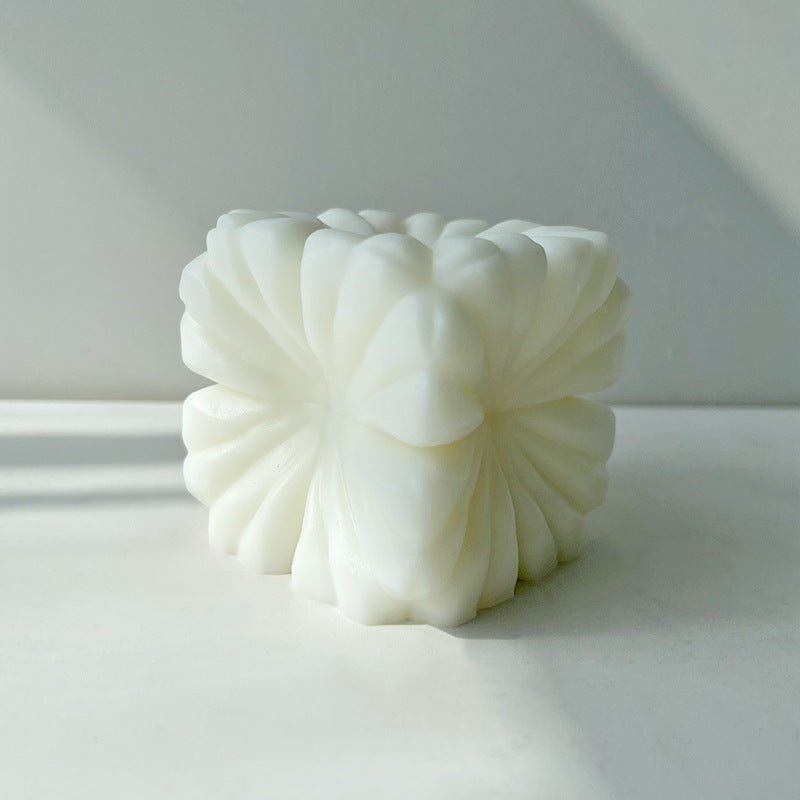 Cube Flower Candle Mould