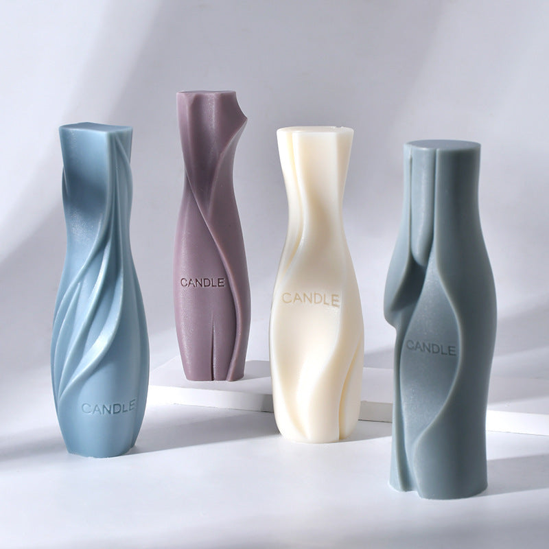 Twisted Pillar Candle Mould
