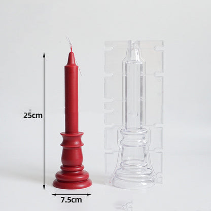 Acrylic Retro Candle Holder Shape Unique Candle Mould