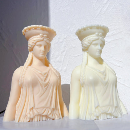 Caryatid Statue Candle Mould