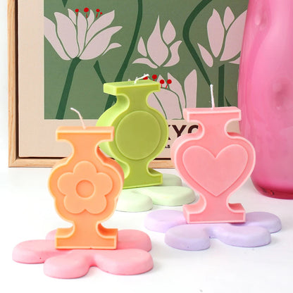 Flower Candle Silicone Mould