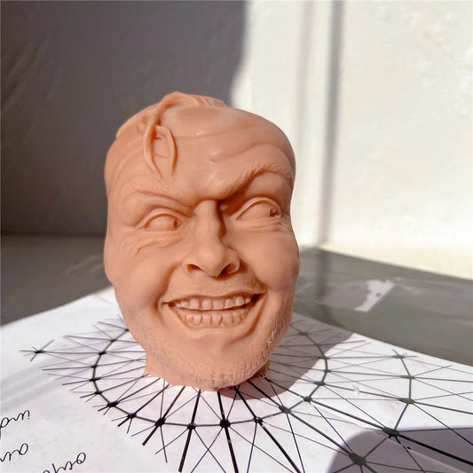 Johnny Funny Face Bust Candle Mould