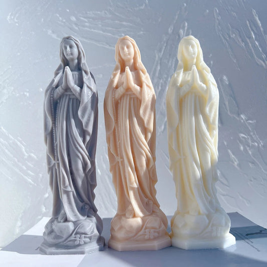 Virgin Mary Candle Silicone Mould