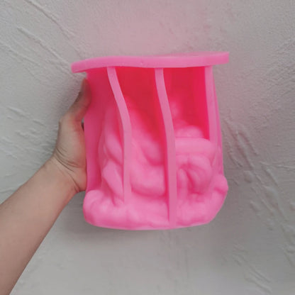 Italian Pieta Bust Candle Silicone Mould