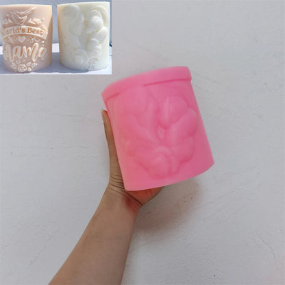 World Best Mama and Dad Candle Mould