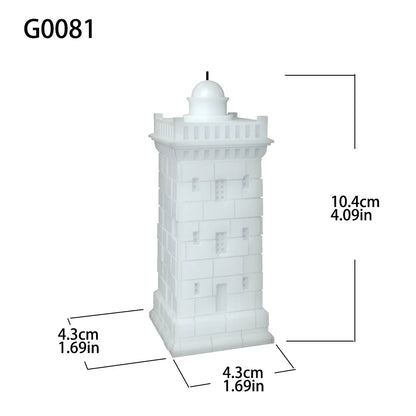 Castle House Lighthouse Design Silicone Candle Mould 