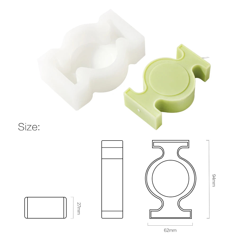 Flower Candle Silicone Mould