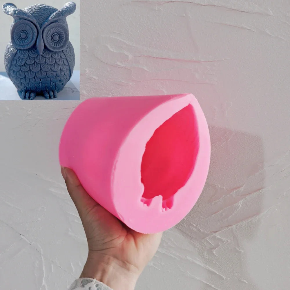 Owl Candle Silicone Mould - Create Adorable Owl Candles