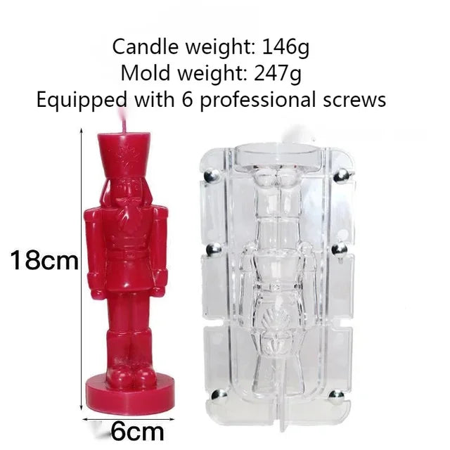 Nutcracker Candle Mould