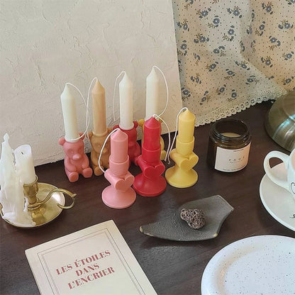 Heart Candle Holder Silicone Mould