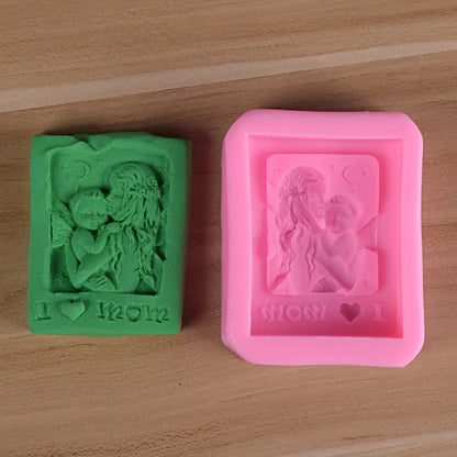 I Love Mom Candle - Baby Mother Candle Mould