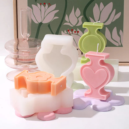 Flower Candle Silicone Mould