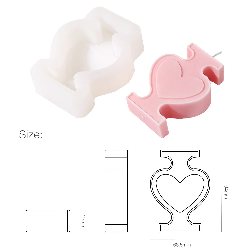 Flower Candle Silicone Mould