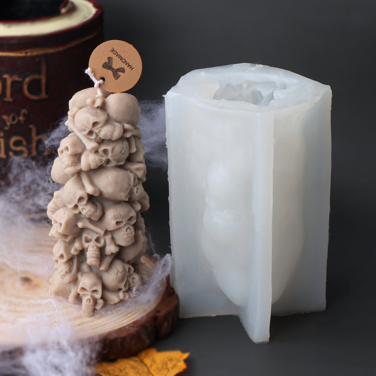 Skull Tower Candle Mould 