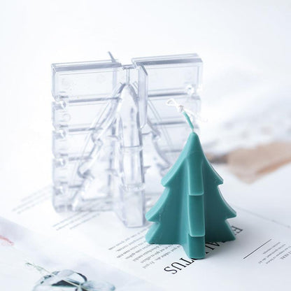 3D Christmas Tree Candle Mould Candles Moulds