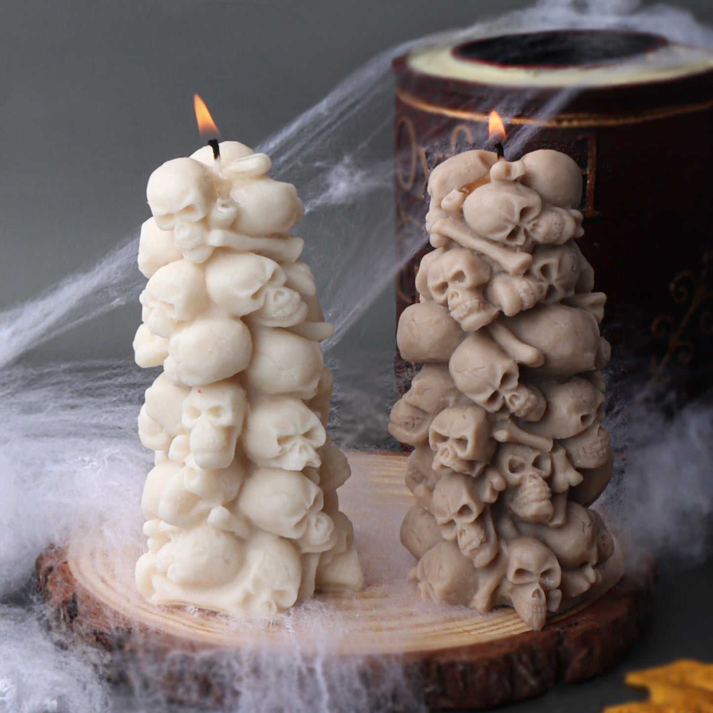 Skull Tower Candle Mould 