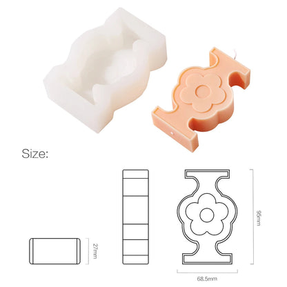 Flower Candle Silicone Mould