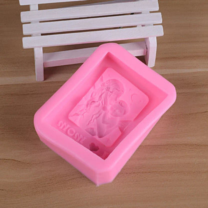 I Love Mom Candle - Baby Mother Candle Mould