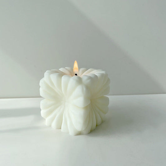 Cube Flower Candle Mould