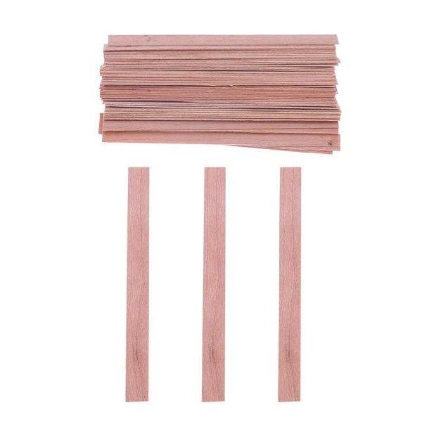 50pcs Wood Wicks For Candles Soy Or Palm Wax Candle Making Candles Moulds