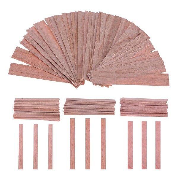 50pcs Wood Wicks For Candles Soy Or Palm Wax Candle Making Candles Moulds