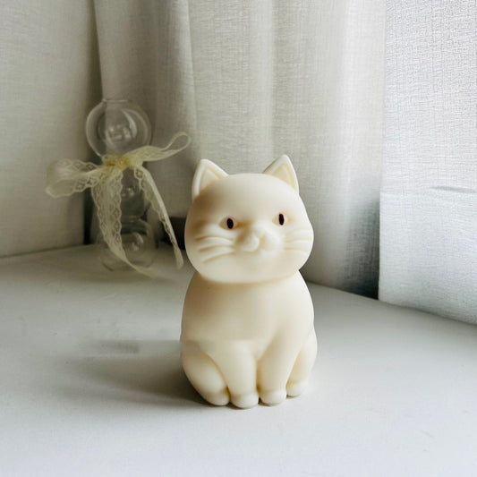 Sitting Cat Aromatherapy Silicone Candle Mould