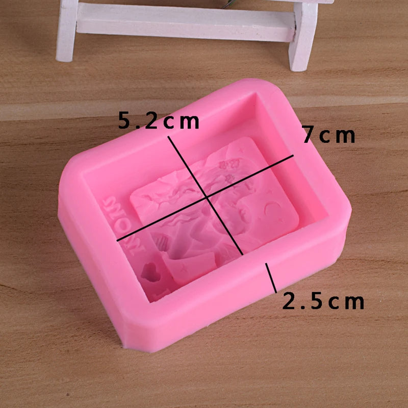 I Love Mom Candle - Baby Mother Candle Mould