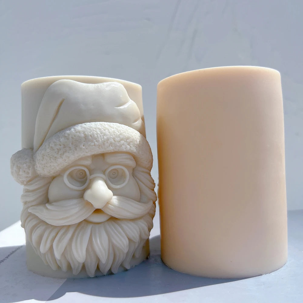Kriss Kringle Santa Claus Candle Mould