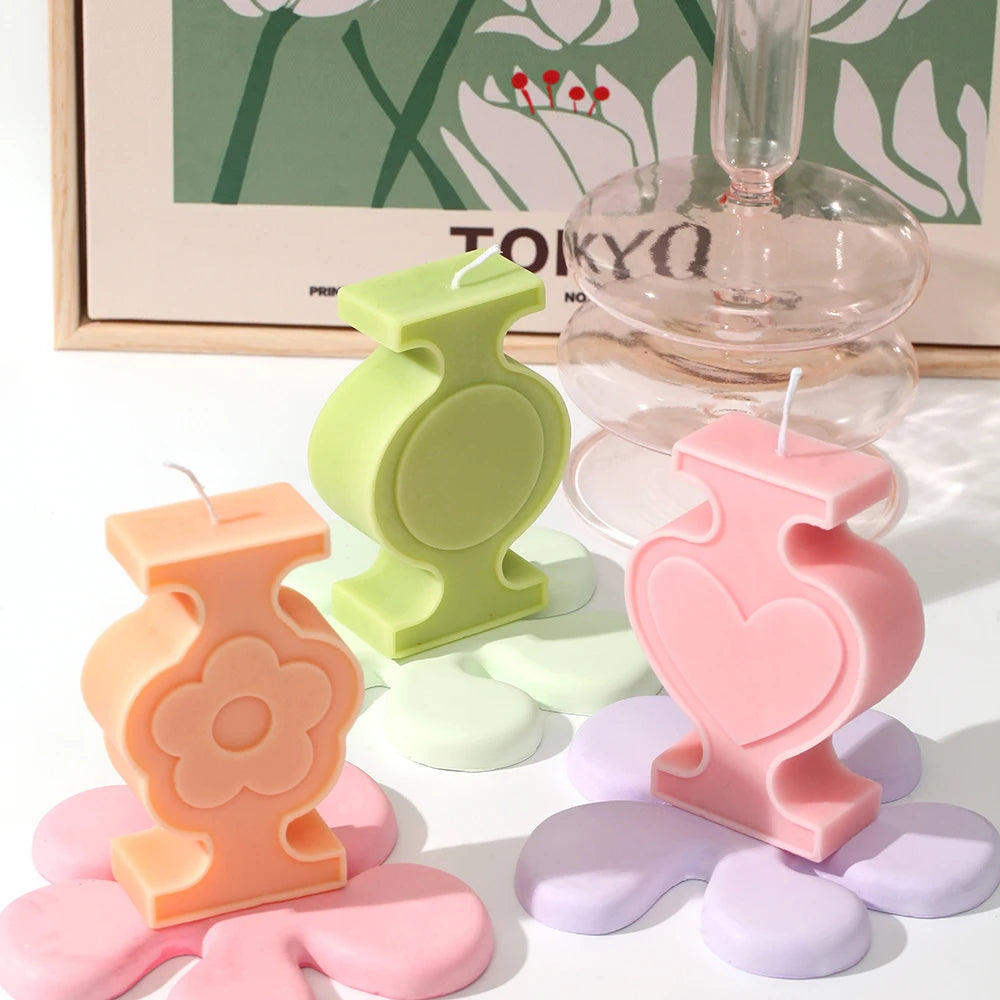 Flower Candle Silicone Mould